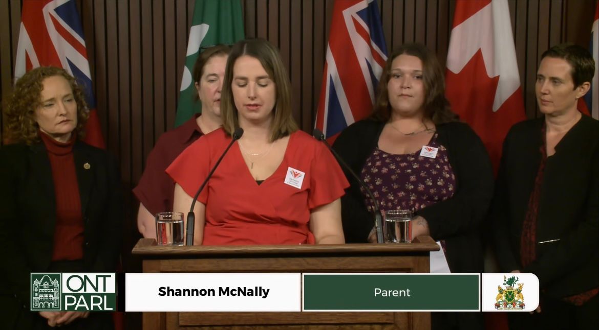 Shannon McNally advocating at Queen's Park