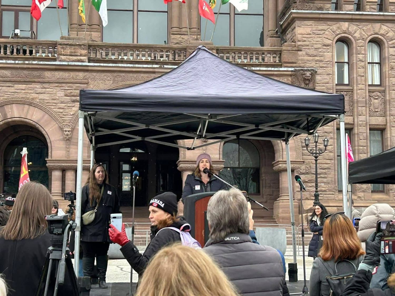 Shannon McNally advocating for neurodivergent students at Queen's Park